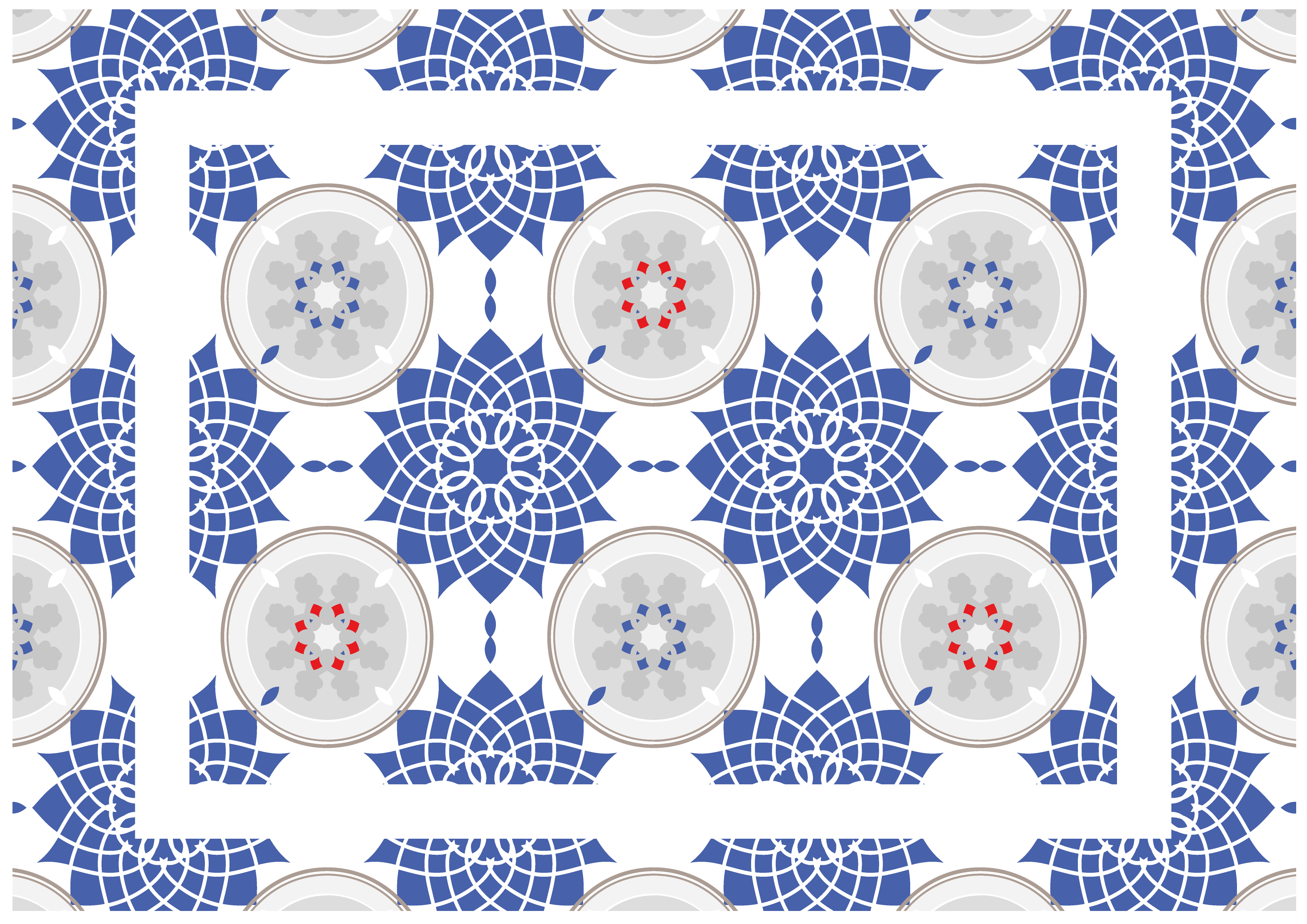 Mosaic vinyl carpet mosaic design fun - TenStickers