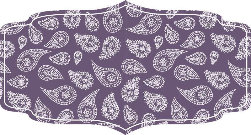 Mandala vinyl carpet with paisley mandala design - TenStickers
