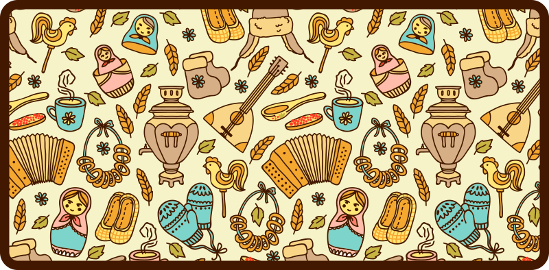 Playful Nursery Theme kids vinyl carpet - TenStickers