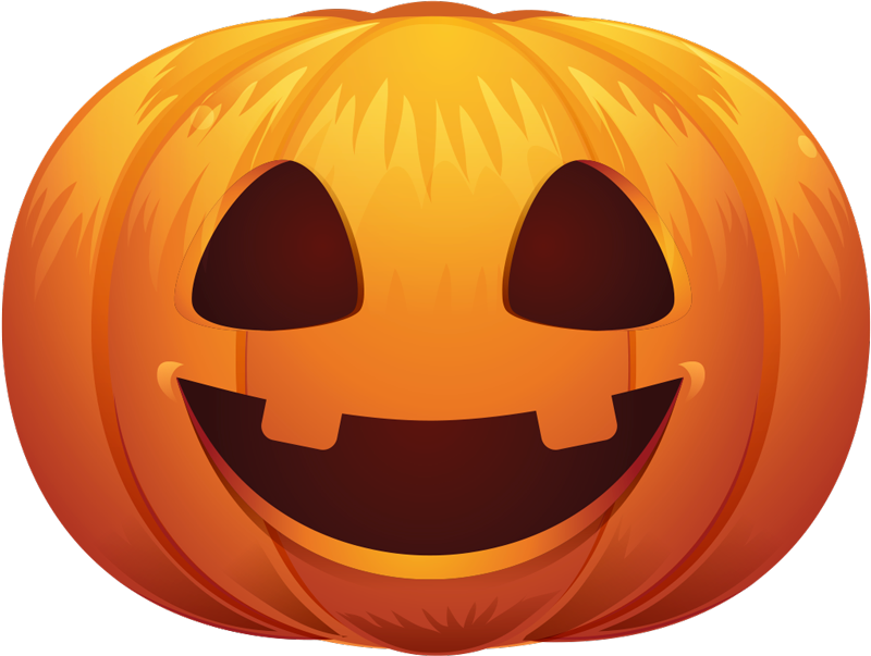 Pumpkin Face halloween vinyl carpet - TenStickers