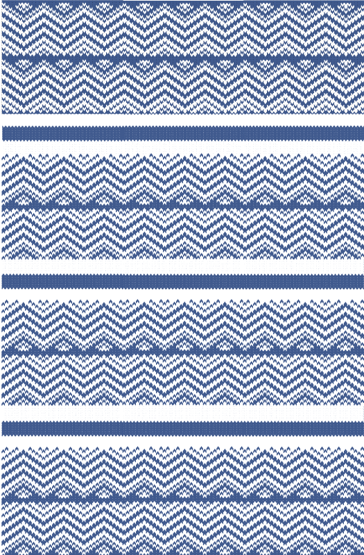 Chevron Stripes Pattern striped vinyl carpet - TenStickers