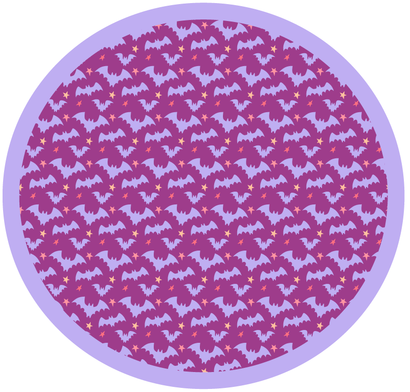 Halloween bat motif halloween vinyl carpet - TenStickers