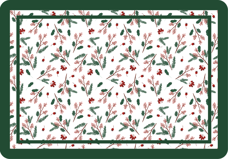 Botanical Garden floral vinyl carpet - TenStickers