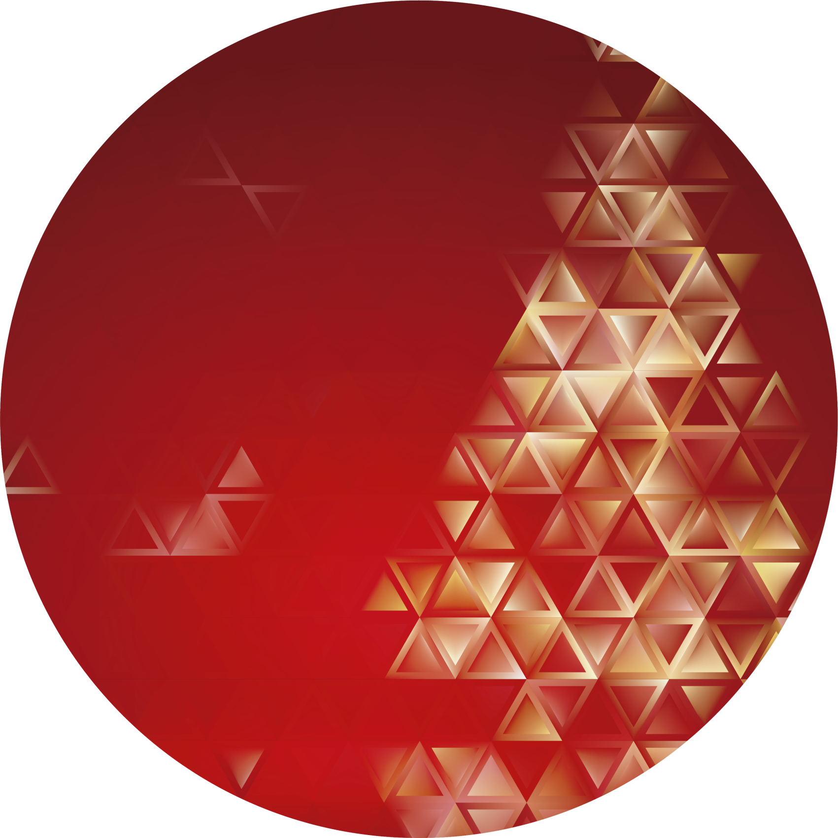 Geometric vinyl carpet geometric ombre sphere - TenStickers
