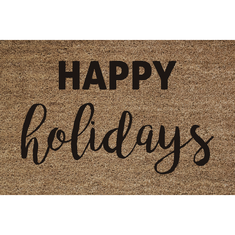 Festive Greeting Doormat Christmas vinyl carpet - TenStickers