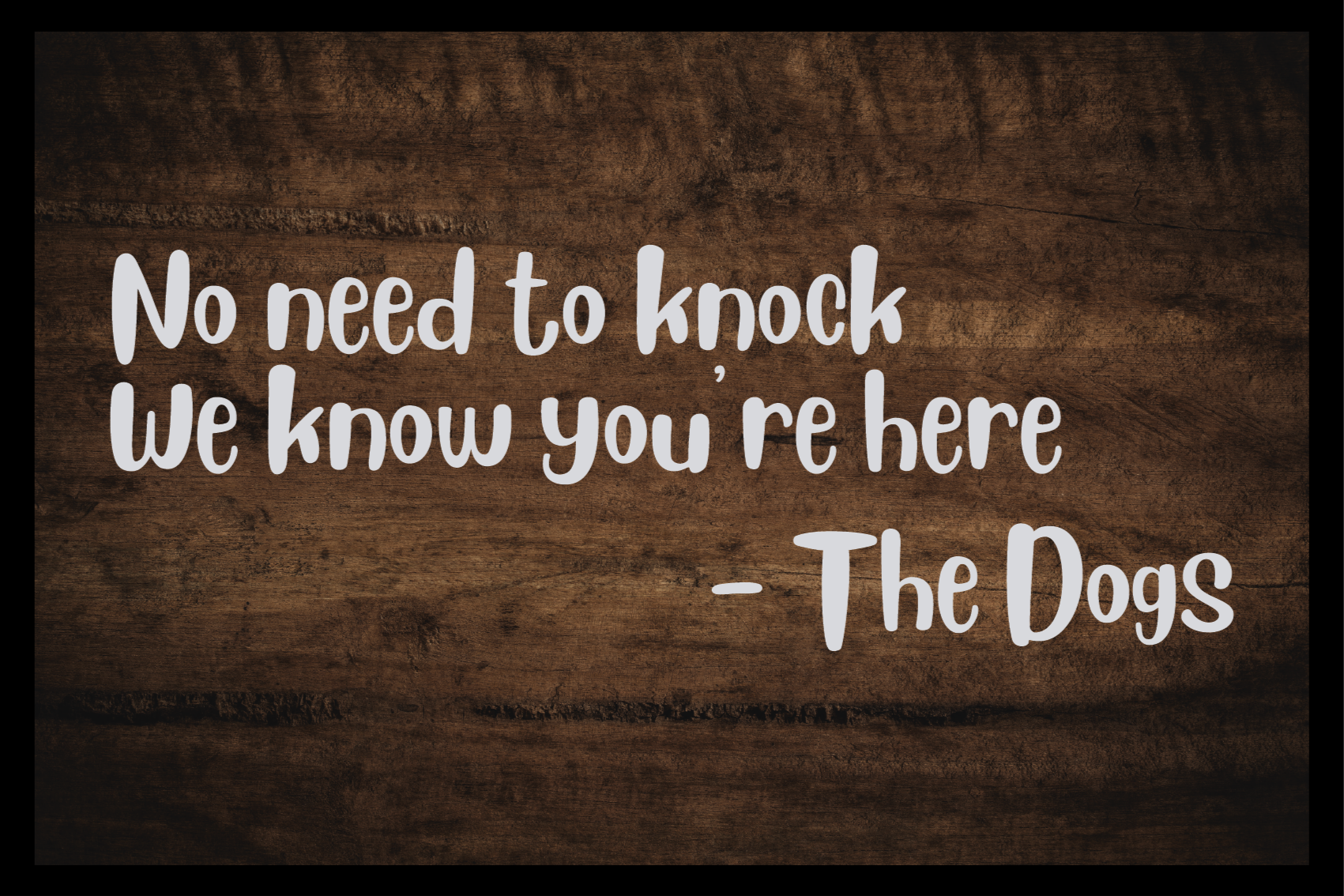 Welcoming Quote Entry custom vinyl carpet - TenStickers