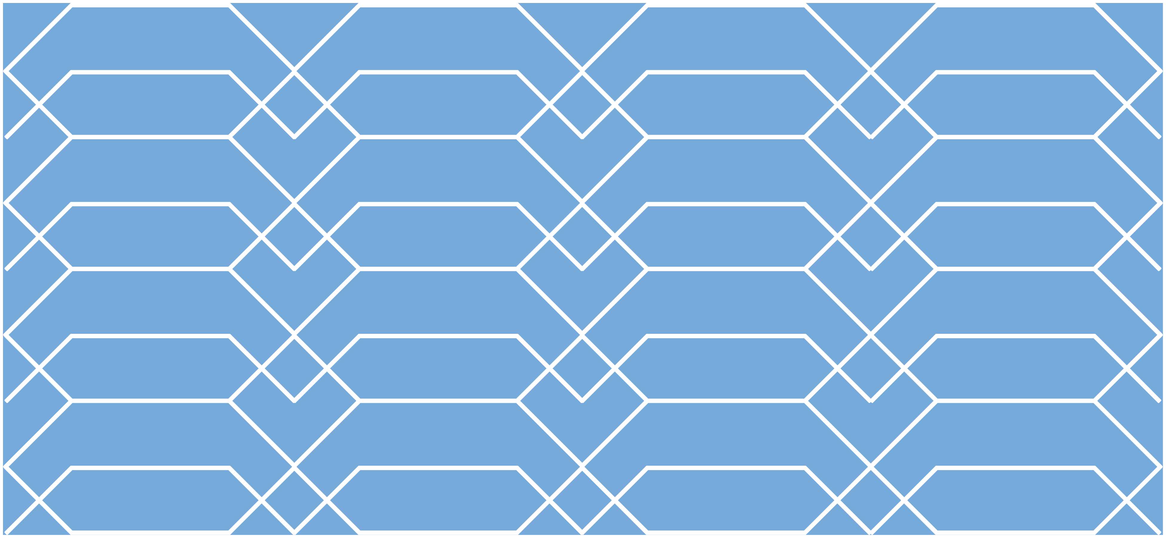 Abstract Blue Lines in Geometry geometric vinyl carpet - TenStickers