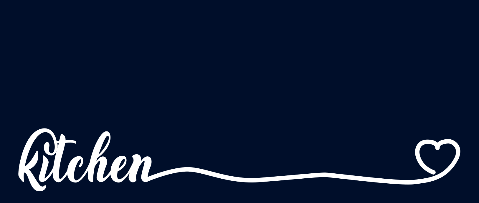 Sophisticated Kitchen Script kitchen vinyl carpet - TenStickers