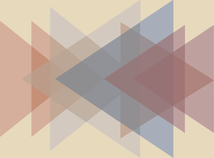 Geometric vinyl carpet geometric overlap - TenStickers