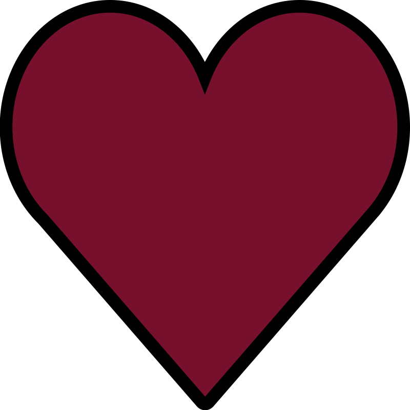 Simple heart shape bedroom vinyl carpet - TenStickers