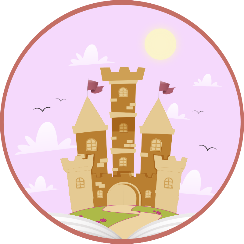 Fairytale Castle kids vinyl carpet - TenStickers