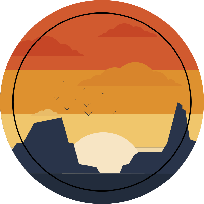 Twilight Peak Vista nature vinyl carpet - TenStickers