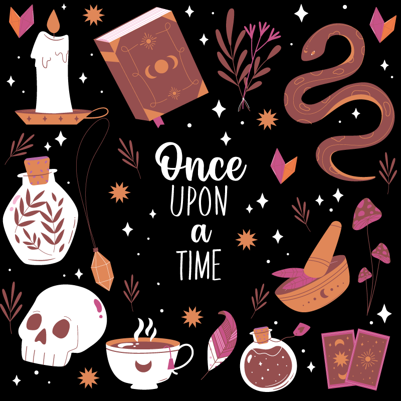 Fairytale Storytime kids vinyl carpet - TenStickers