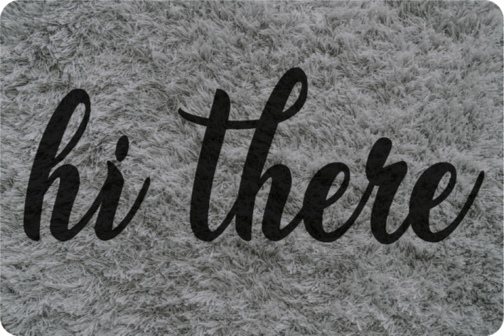 Hi There Decor custom vinyl carpet - TenStickers