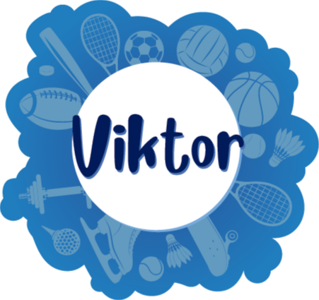 Personalized Sports Emblem custom vinyl carpet - TenStickers