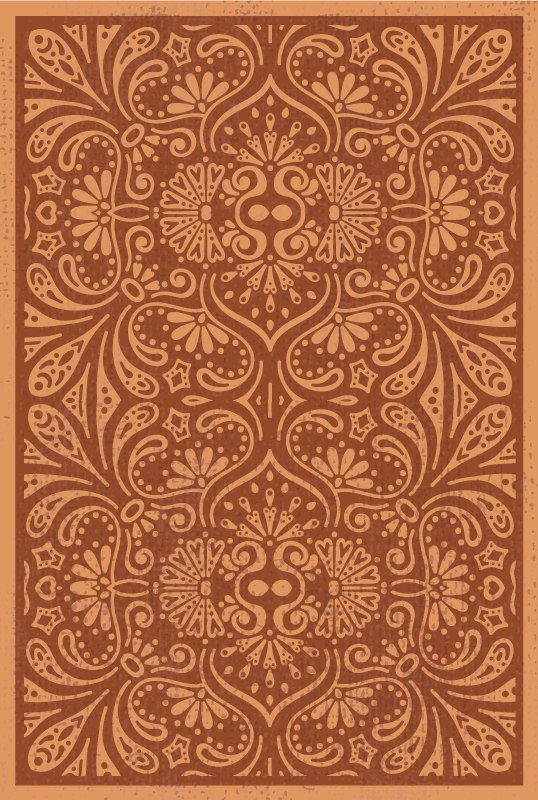 Mandala-Inspired Ornament kitchen vinyl carpet - TenStickers