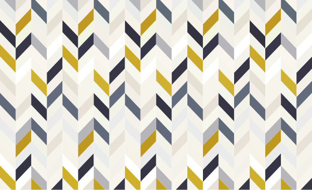 Chevron Zigzag Pattern geometric vinyl carpet - TenStickers