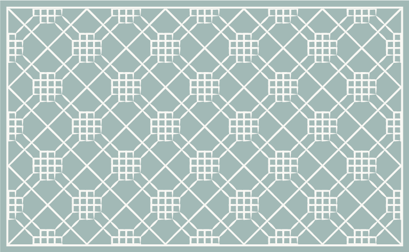 Tile vinyl carpet geometric tile symmetry - TenStickers