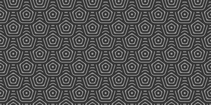 Concentric Diamonds geometric vinyl carpet - TenStickers