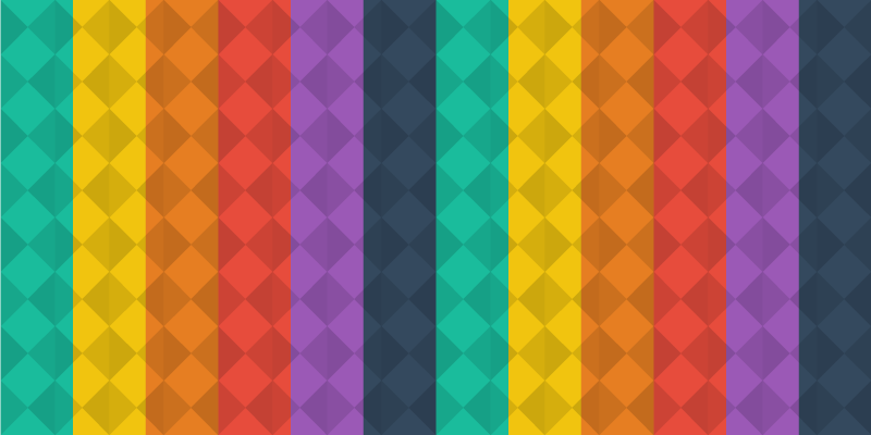Geometric vinyl carpet colorful geometric spectrum - TenStickers