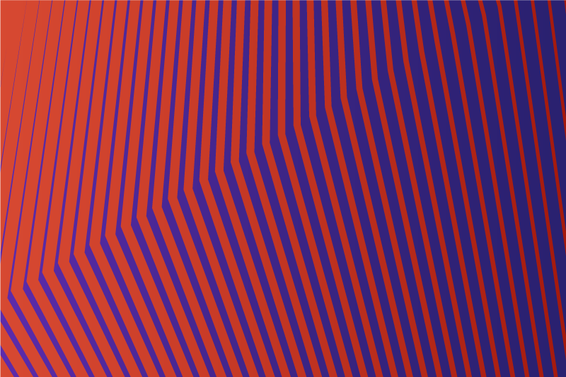 Contrast Stripes striped vinyl carpet - TenStickers