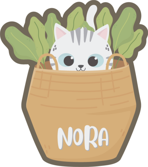 Personalized Feline custom vinyl carpet - TenStickers