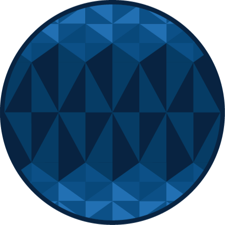 Geometric vinyl carpet geometric circular design - TenStickers
