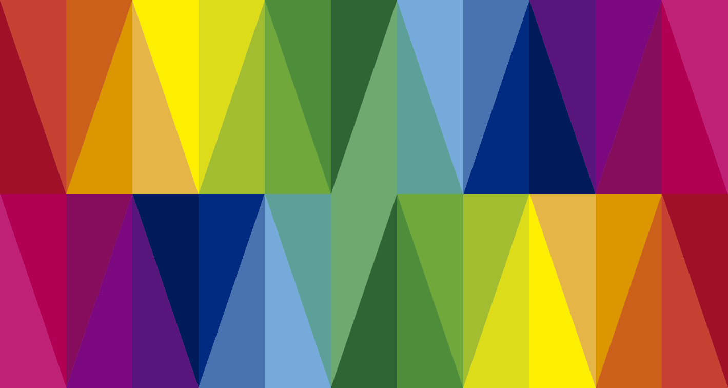 Colorful Triangular Array geometric vinyl carpet - TenStickers