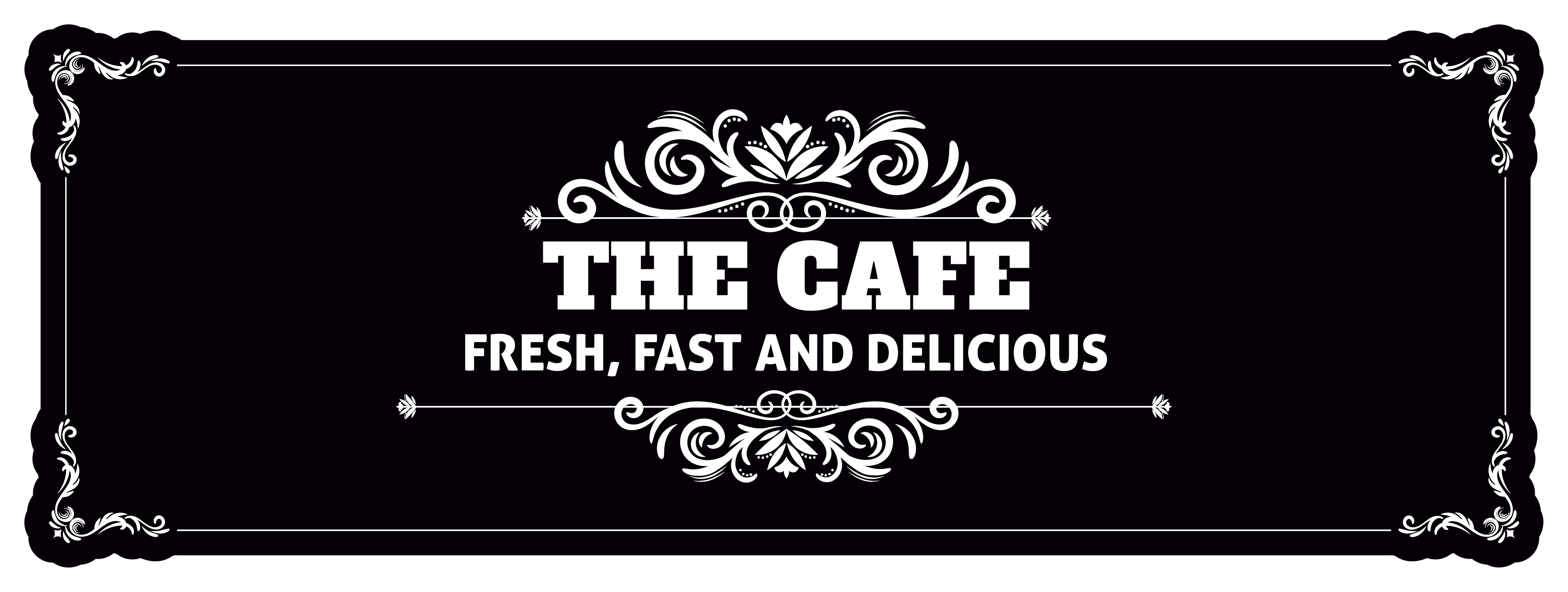 Cafe Fresh Delicious custom vinyl carpet - TenStickers