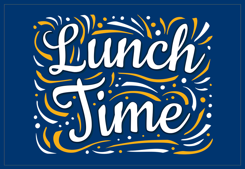 Lunch Time Swirls custom vinyl carpet - TenStickers