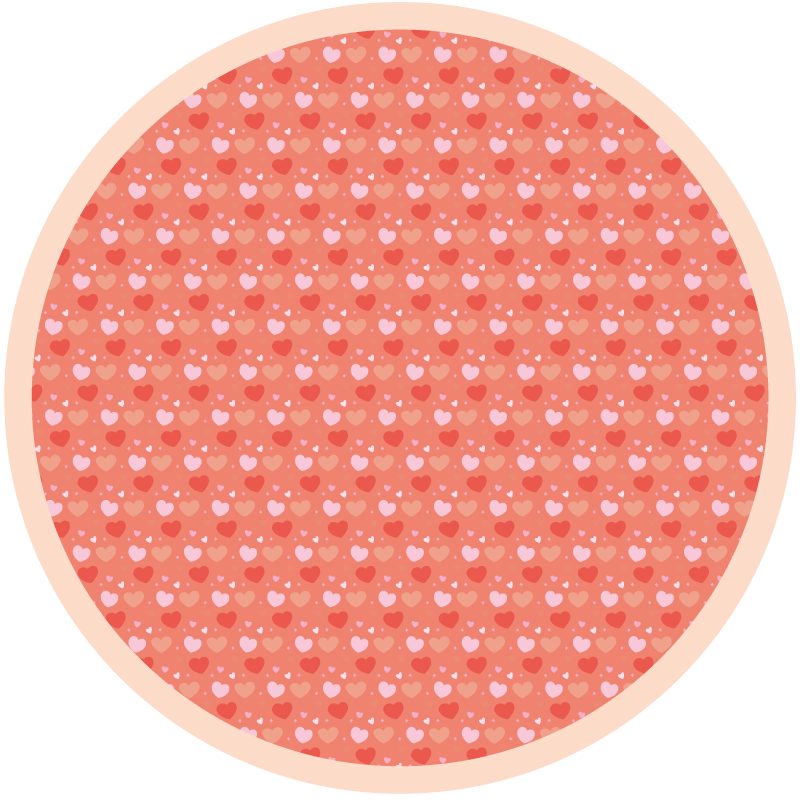 Polka Dot Circle nursery vinyl carpet - TenStickers