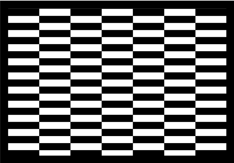 Classic Checkerboard striped vinyl carpet - TenStickers