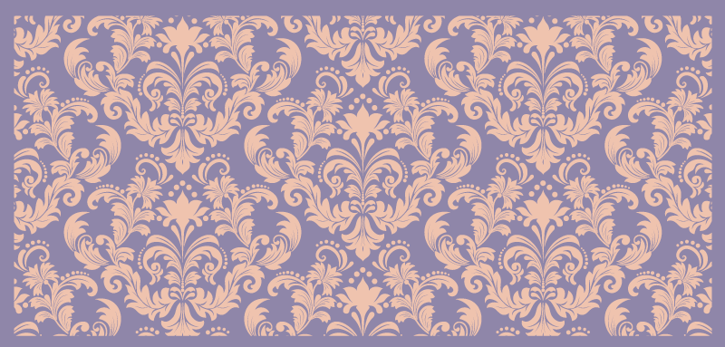 Baroque Pattern Detail texture vinyl carpet - TenStickers