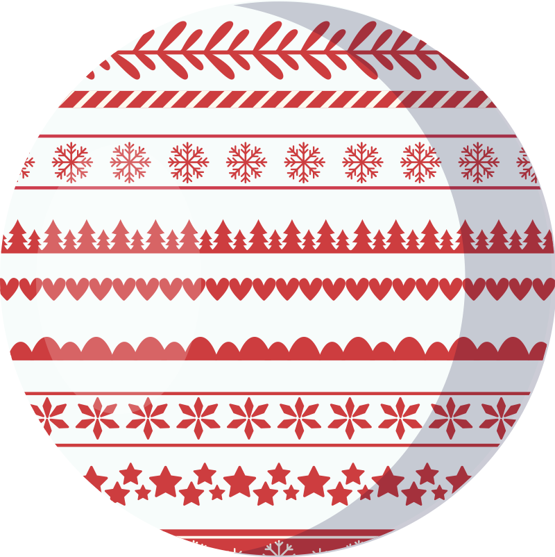 Festive Seasonal Motif Christmas vinyl carpet - TenStickers