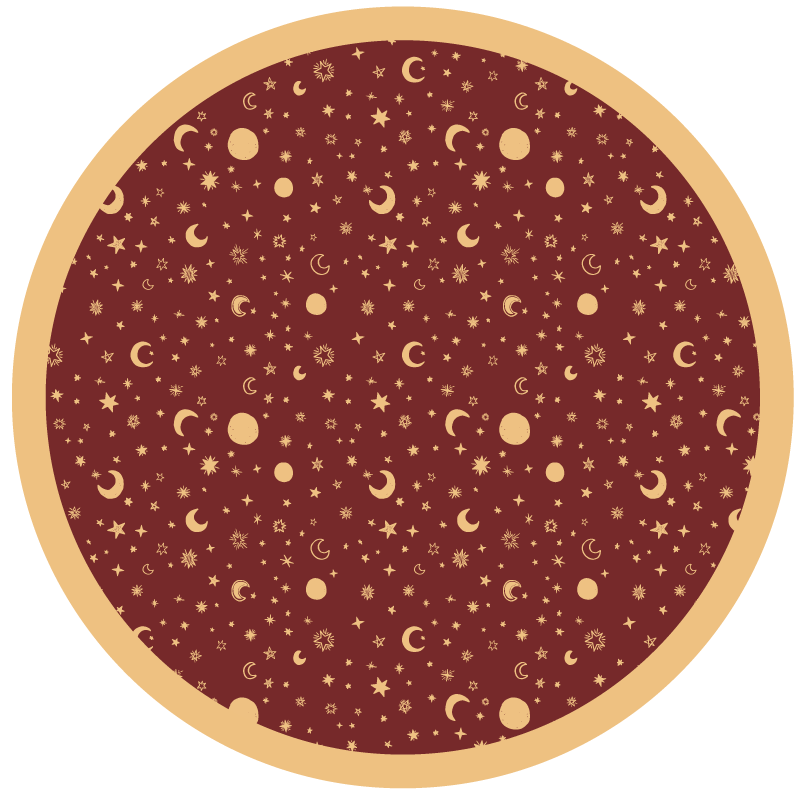 Celestial Play Area nursery vinyl carpet - TenStickers