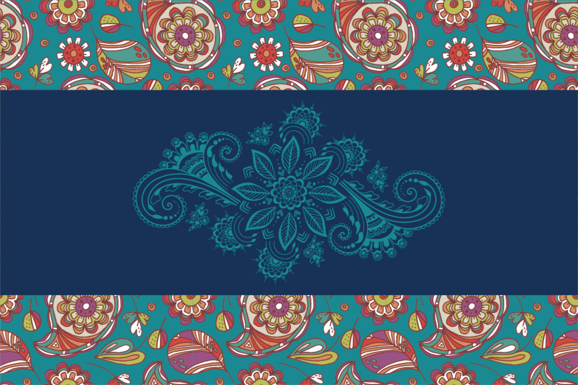 Mandala vinyl carpet mandala runner - TenStickers