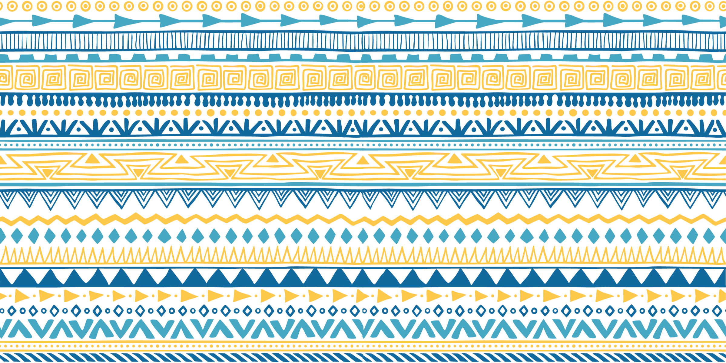 Tribal Stripe Patterns striped vinyl carpet - TenStickers