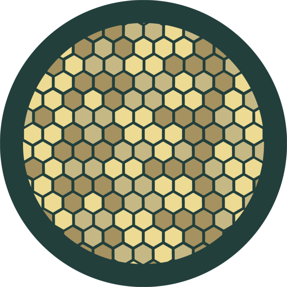 Geometric vinyl carpet geometric honeycomb - TenStickers