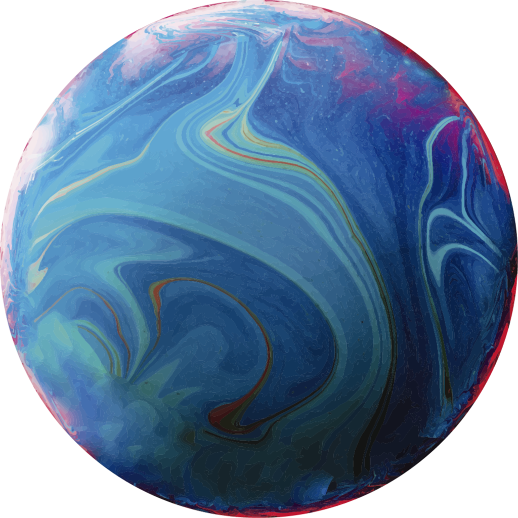 Swirling Marbled kids vinyl carpet - TenStickers