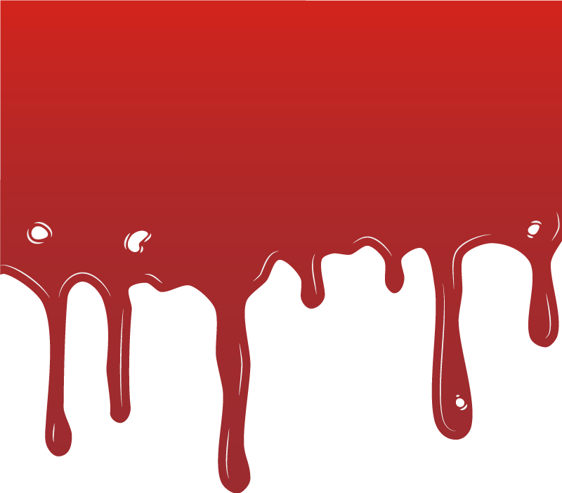 Dripping Paint halloween vinyl carpet - TenStickers