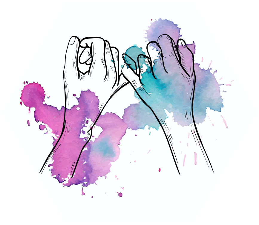 colored fluorescent powder pair lovers rug - TenStickers