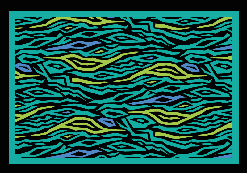 Abstract Safari animal print vinyl carpet - TenStickers