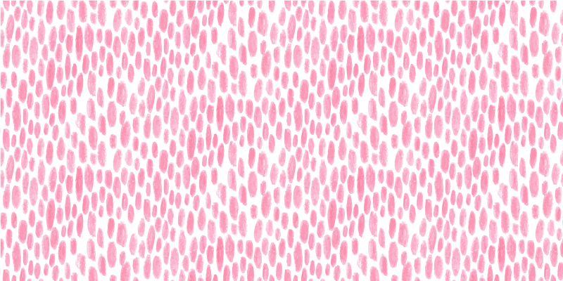 Pink Watercolor Dots teen vinyl carpet - TenStickers