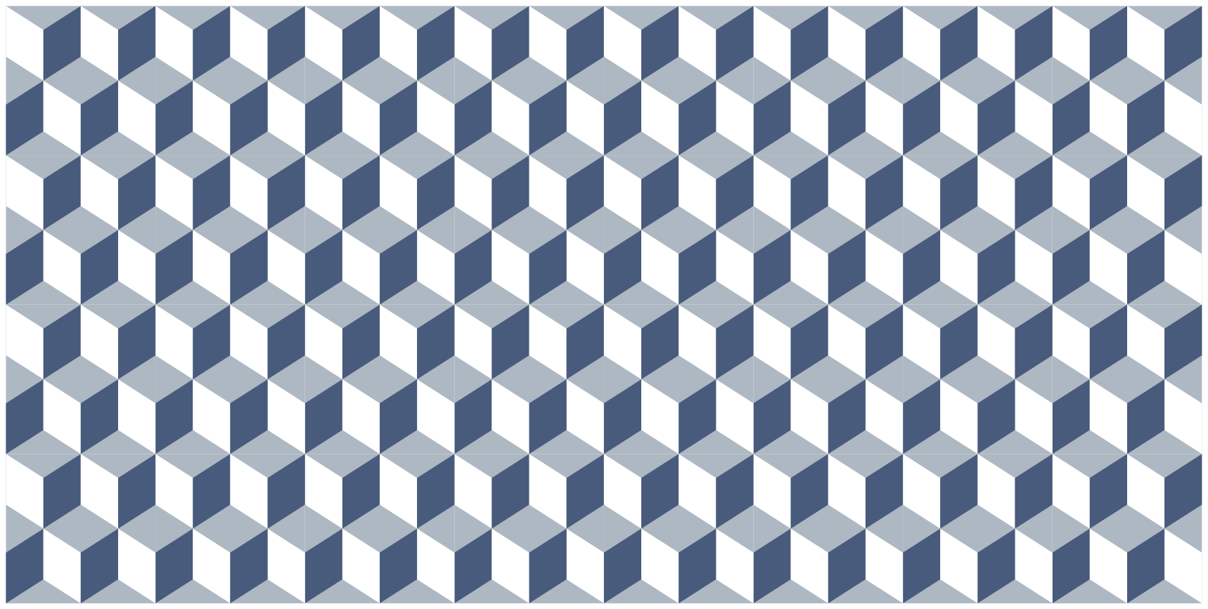 Cubical Pattern geometric vinyl carpet - TenStickers