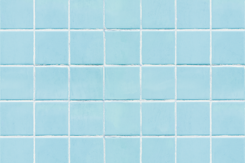 Tile vinyl carpet azure tile design - TenStickers