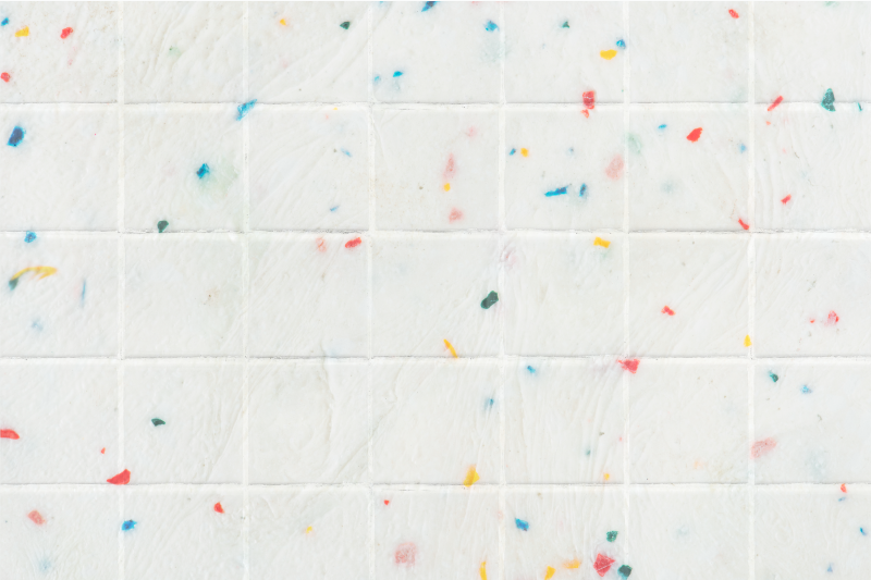 Tile vinyl carpet terrazzo design pattern - TenStickers