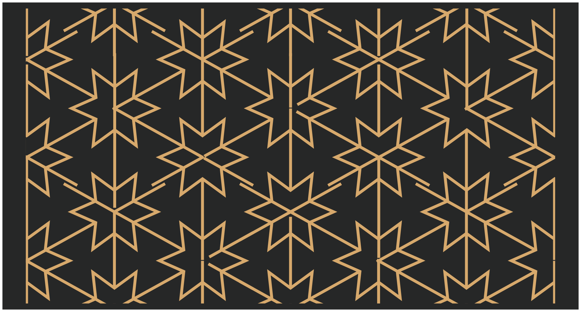 Geometric vinyl carpet geometric starburst - TenStickers