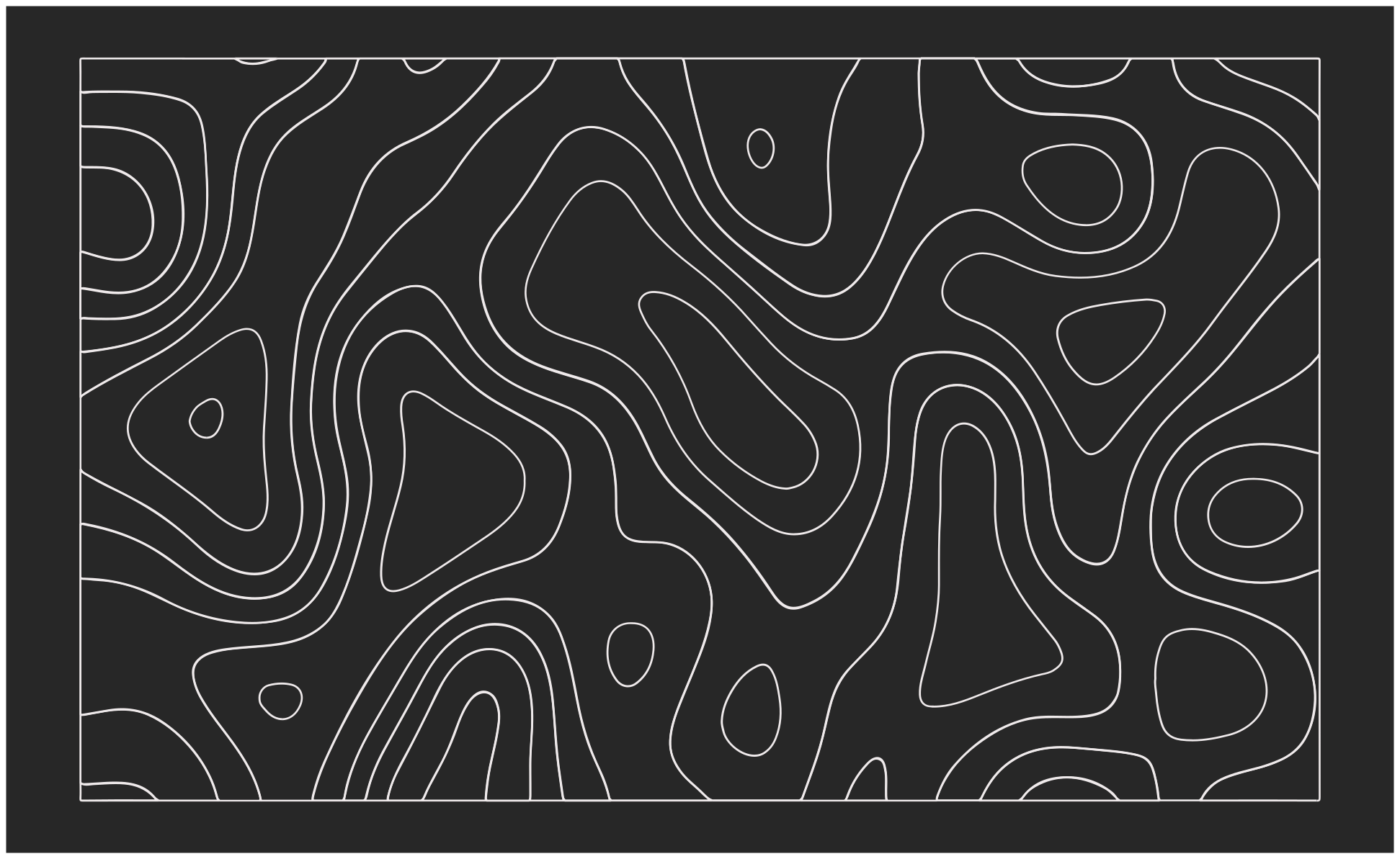 Abstract Contours geometric vinyl carpet - TenStickers