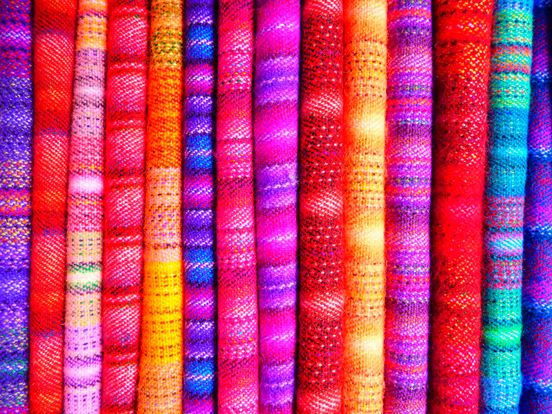 Colorful Mosaic Stripes texture vinyl carpet - TenStickers