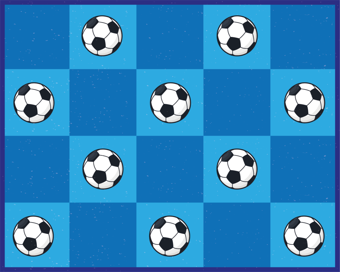 Soccer Patterned game vinyl carpet - TenStickers